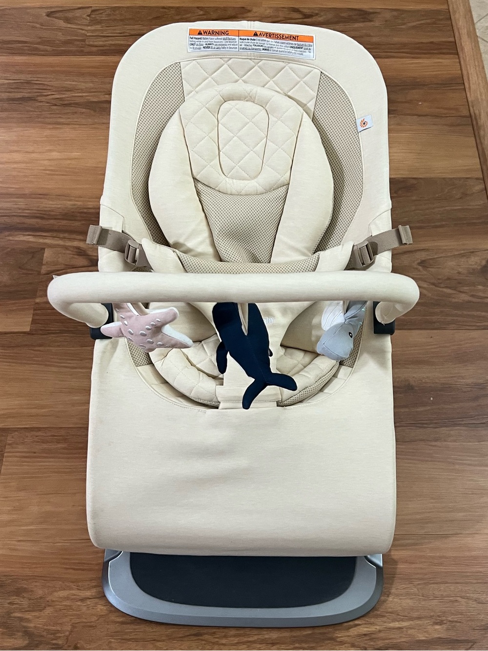 Cream Ergobaby Evolve 3 in 1 Baby Bouncer Seat